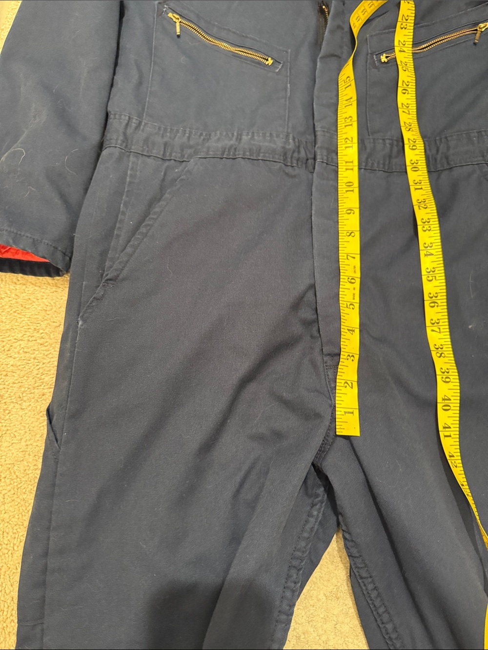 Vintage Red Kap Mechanics Coveralls Boiler Suit Size M Reg. - Picture 3 of 16